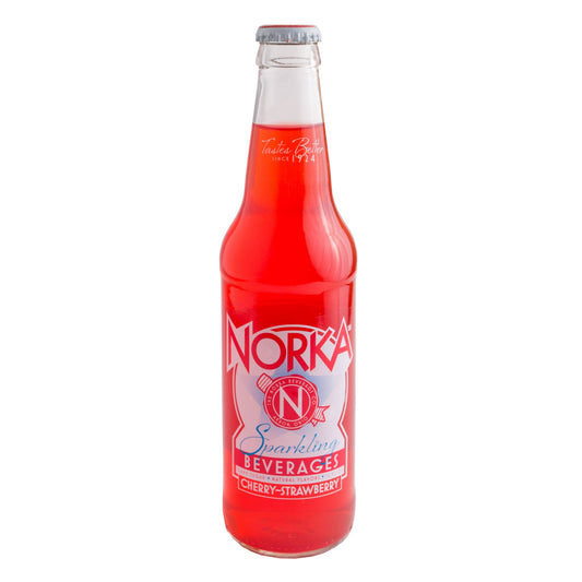 NORKA Cherry-Strawberry 12pk glass 12oz bottles