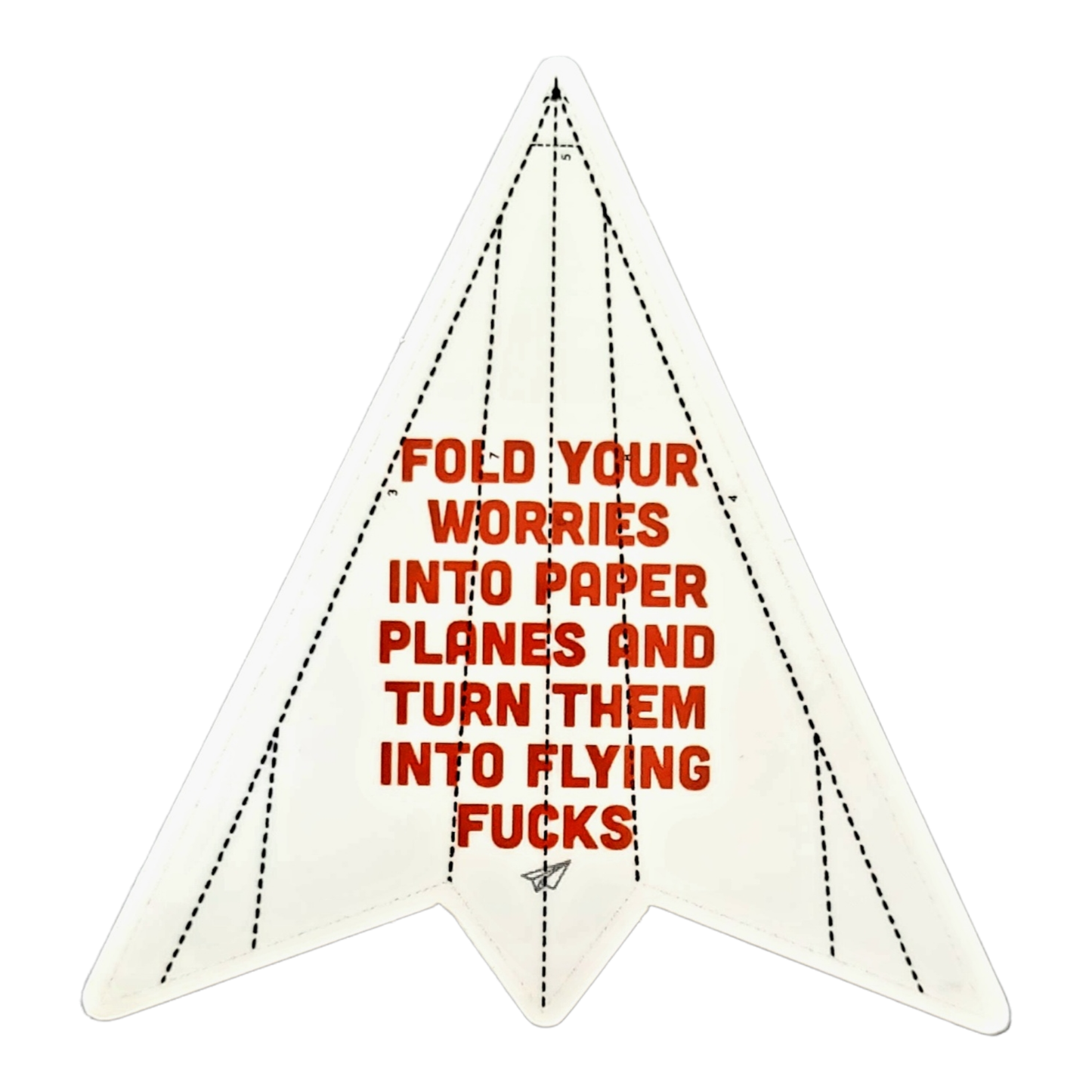 Turn Your Worries into Flying Fucks - Matte Vinyl Sticker
