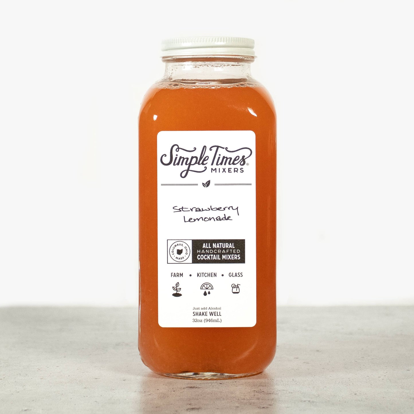 Strawberry Lemonade | All Natural Cocktail Mixer